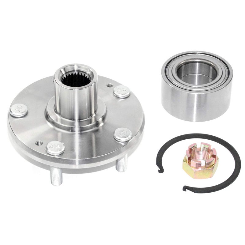 DuraGo 29596149 Front Wheel Hub Kit, 1 Pack, Silver - Image 2